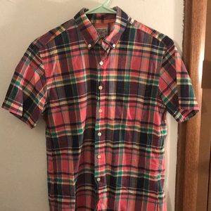 J Crew | Plaid Short Sleeve Shirt